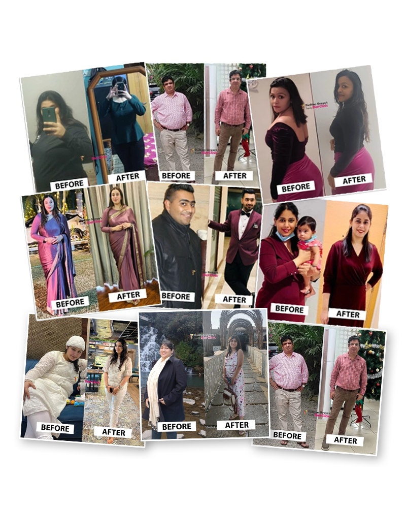 Weight Loss and Health Transformation Before and After with Dietitian Shreya